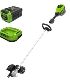 Greenworks 60V 8" Brushless Cordless Edger, 2.0 Ah Battery and Charger Included