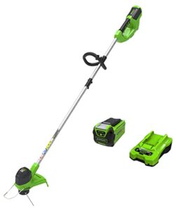 Greenworks 40V 12" Cordless String Trimmer, 2.0Ah Battery and Charger Included