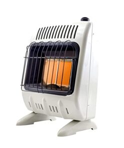 Mr. Heater MHVFRD10LP 10,000 BTU Radiant Vent Free Propane Heater for Cold Rooms, Additions, Sun Rooms & Cabins - White
