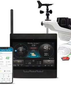 AcuRite Professional Home Weather Station with WiFi Display, Lightning Detection, Temperature, Humidity, Rain Gauge, Wind Speed/Direction Sensors