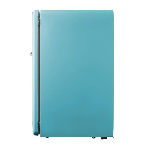 FRIGIDAIRE EFR372-BLUE 3.2 Cu Ft Blue Retro Compact Rounded Corner Premium Mini Fridge - Image 8