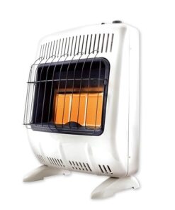 Mr. Heater MHVFRD20LPT 18,000 BTU Vent Free Radiant Propane Heater For Cold Rooms, Additions, Sun Rooms & Cabins - White