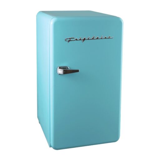 FRIGIDAIRE EFR372-BLUE 3.2 Cu Ft Blue Retro Compact Rounded Corner Premium Mini Fridge - Image 9