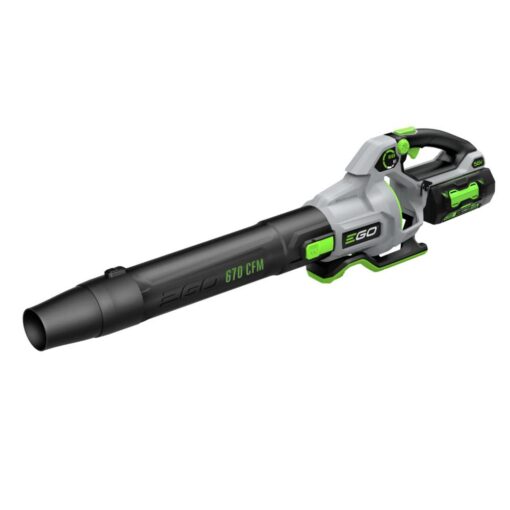 EGO POWER+ Leaf Blower, Cordless Electric 670 CFM, Includes 56V 4.0Ah Battery and Charger - LB6703