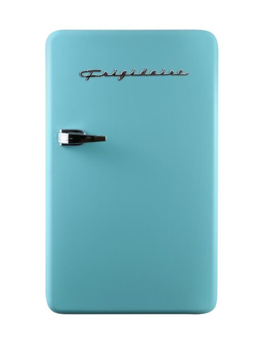 FRIGIDAIRE EFR372-BLUE 3.2 Cu Ft Blue Retro Compact Rounded Corner Premium Mini Fridge
