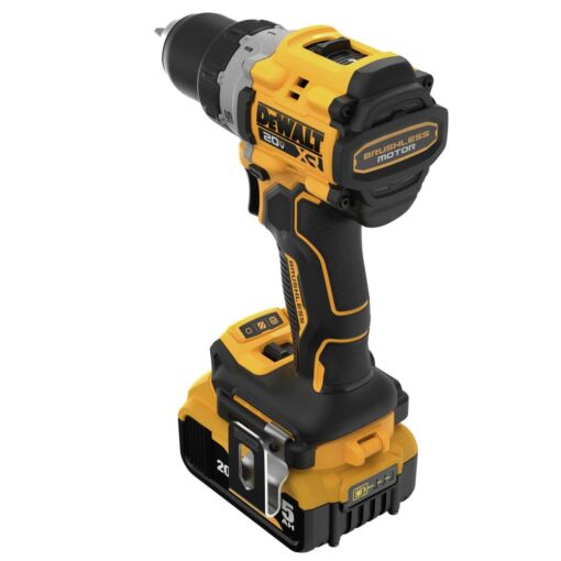 DEWALT 20V MAX* XR® Brushless Cordless 1/2 in. Drill/Driver Kit (DCD800P1), Yellow - Image 3