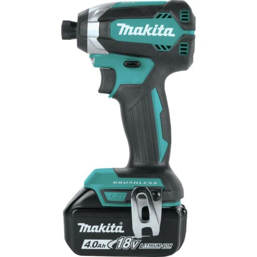Makita XT269M 18V LXT Lithium-Ion Brushless Cordless 2-Pc. Combo Kit (4.0Ah), Blue - Image 8