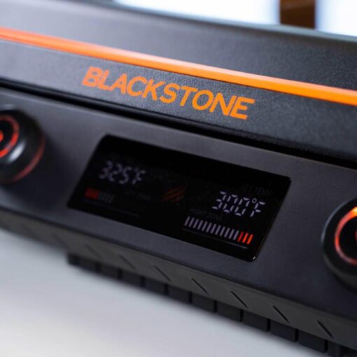 Blackstone 22-Inch Electric Griddle - 1200W Non Stick Ceramic Titanium Coated Stainless Steel Tabletop Griddle with EZ-Touch Control Dial, LCD Display, Patented Rotate & Remove Glass Hood - 8001 - Image 5