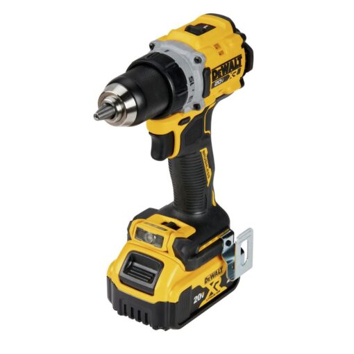 DEWALT 20V MAX* XR® Brushless Cordless 1/2 in. Drill/Driver Kit (DCD800P1), Yellow - Image 6
