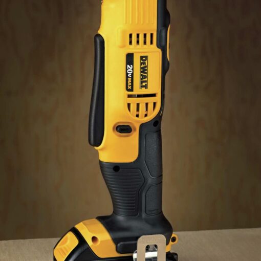 DEWALT DCD740C1 Right Angle Drill Kit, Yellow, 0.5 - Image 4