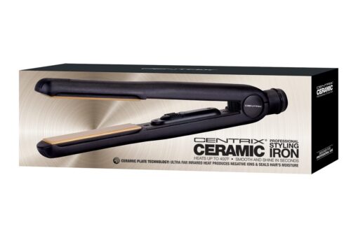 Cricket Centrix Styling Ceramic Ionic Flat Iron Hair Straightener 1” and Curler with Rounded Edges, Even Heat Distribution, Quick Heat-Up to 400°F - Professional Hair Straighteners for Women & Men - Image 8