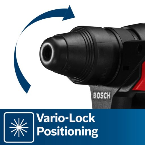 BOSCH 11255VSR Bulldog Xtreme 8 Amp 1 Inch Corded Variable Speed SDS-Plus Concrete/Masonry Rotary Hammer - Image 11