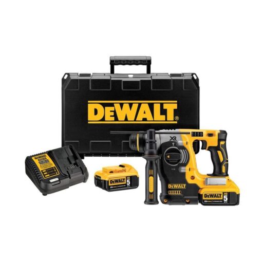 DEWALT DCH273P2 20V Max Brushless SDS Rotary Hammer with 5 Ah Batteries - Image 5