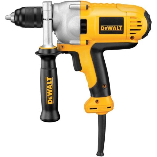 DEWALT Electric Drill, Mid Handle Grip, 1/2-Inch, 10-Amp (DWD215G) , Yellow - Image 4