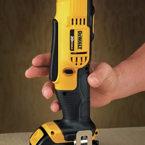 DEWALT DCD740C1 Right Angle Drill Kit, Yellow, 0.5 - Image 3