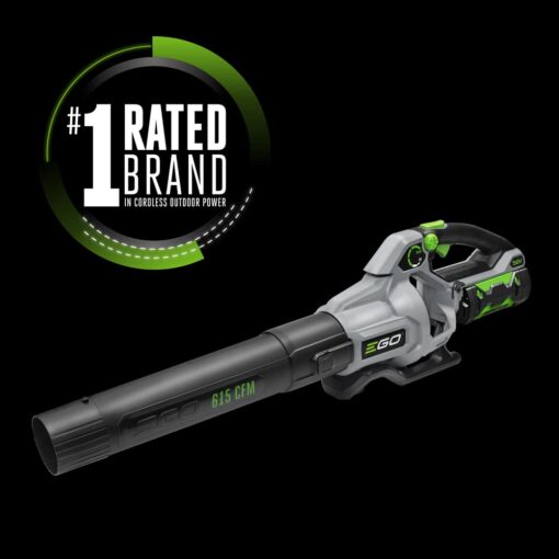EGO POWER+ Leaf Blower, Cordless Electric 615 CFM, Includes 56V 2.5Ah Battery and Charger - LB6151 - Image 10