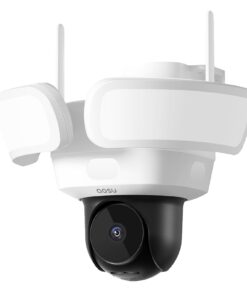 AOSU Floodlight Camera Wired, 3K UHD Security Camera Outdoor, 360° Coverage Surveillance, 24/7 Recording, Motion Detection, 2600-Lumen Motion-Activated Floodlight, Color Night Vision, No Monthly Fee