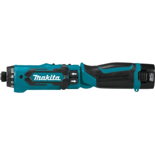 Makita DF012DSE 7.2V Lithium-Ion Cordless 1/4" Hex Driver-Drill Kit with Auto-Stop Clutch - Image 6