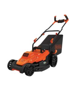 BLACK+DECKER Electric Lawn Mower with Bike Handle, 15-Inch, 10-Amp, Corded (BEMW472BH)