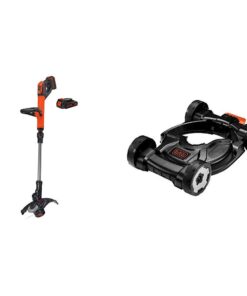 BLACK+DECKER 20V MAX String Trimmer/Edger with Lawn Mower Removable Deck for String Trimmer (LSTE525 & MTD100)