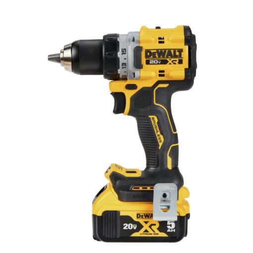 DEWALT 20V MAX* XR® Brushless Cordless 1/2 in. Drill/Driver Kit (DCD800P1), Yellow - Image 5