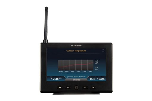 AcuRite Iris Weather Station with Rain Gauge and Wind Speed/Direction, Indoor Outdoor Thermometer Wireless Outdoor Sensor for Temperature and Humidity, and HD Display with Built-In Barometer (01535M) - Image 5