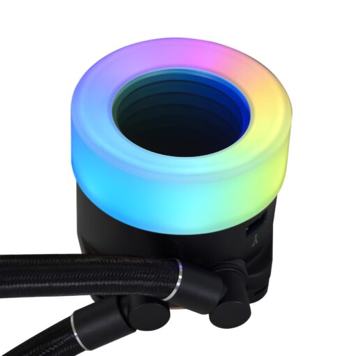 Lian Li GA2T36INB Galahad II Trinity 360 AIO CPU Liquid Cooler 360mm & SL Infinity 120 Reverse Blade Black Single Pack & UNI Fan SL-Infinity 120 RGB Triple Pack Black with Controller - UF-SLIN120-3B - Image 6