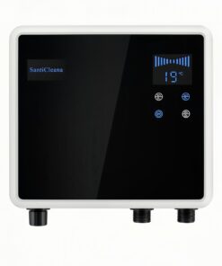 SantiCleana Ozone Laundry Washer System - 2 Outlets! - Stainless Sprayer - Black Hose