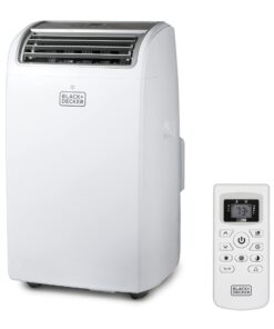 BLACK+DECKER 12,000 BTU Portable Air Conditioner up to 550 Sq. with Remote Control, White