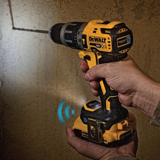 DEWALT 20V MAX* XR Hammer Drill Kit, Tool Connect Bluetooth (DCD797D2) - Image 2