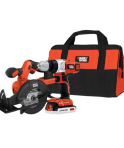 BLACK+DECKER 20V MAX* POWERCONNECT Cordless Drill/Driver + Circular Saw Combo Kit (BDCD220CS)