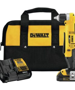 DEWALT DCD740C1 Right Angle Drill Kit, Yellow, 0.5