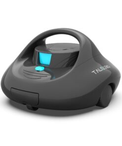 (2025 Upgraded) TALOSBO Pleco Se Cordless Pool Vacuum Cleaner Up to 130 Mins Runtime, Robotic Pool Cleaner with Fast Charge, Ideal for Flat Above Ground and Inground Pools up to 861 Sq. Ft.
