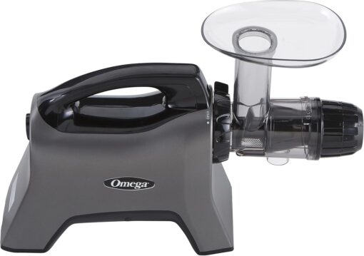Omega Celery Juicer and Nutrition System Masticating Juicer, Cold Press Juicer Machine For Celery with Adjustable Dial, 200-Watt, Silver - Image 2