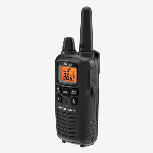 Midland – LXT600BBX6 Gang Charger Business Radio Walkie Talkie with Ear Piece - Small, Lightweight - Security Restaurants Retail Cafes - Two Way Radio with Charging Base- Rechargeable- 6 Units - Image 3