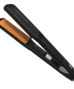 GlamPalm GlamPalm Flat Iron, 1 1/4" Hair Straightener with Digital LCD. Classic Ceramic Coated Plates with Adjustable Temperature Straightens & Curls for Smooth and Silky Hairstyle. Heats Up