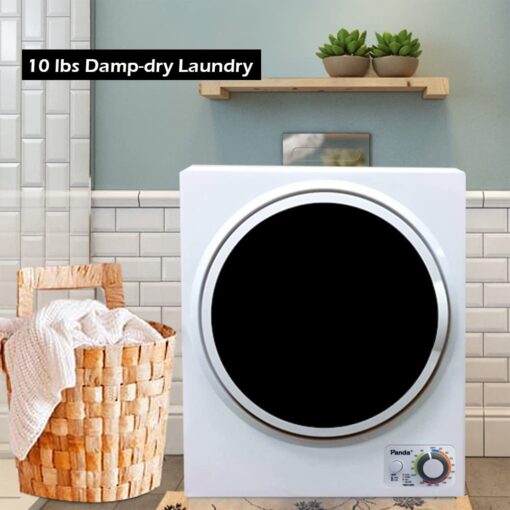 Panda 110V 850W Electric Compact Portable Clothes Laundry Dryer with Stainless Steel Tub Apartment Size 1.5 cu.ft - Image 4