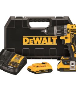 DEWALT 20V MAX* XR Hammer Drill Kit, Tool Connect Bluetooth (DCD797D2)