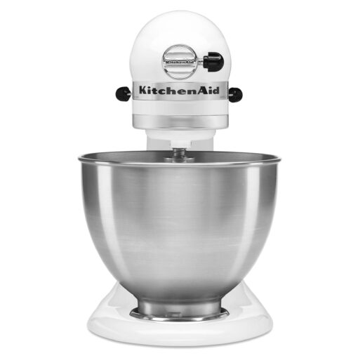 KitchenAid Classic Series 4.5 Quart Tilt-Head Stand Mixer K45SS, White - Image 6