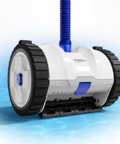 (2024 New) VINGLI Pool Cleaner Suction-Side Pool Vacuum Automatic Sweeper for Inground Swimming Pool,Climbs Walls -39.6ft Tangle Free Hose