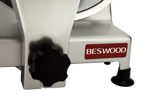 BESWOOD 10" Premium Chromium-plated Steel Blade Electric Deli Meat Cheese Food Slicer Commercial and for Home use 240W BESWOOD250 - Image 2