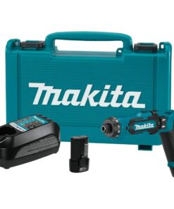 Makita DF012DSE 7.2V Lithium-Ion Cordless 1/4" Hex Driver-Drill Kit with Auto-Stop Clutch