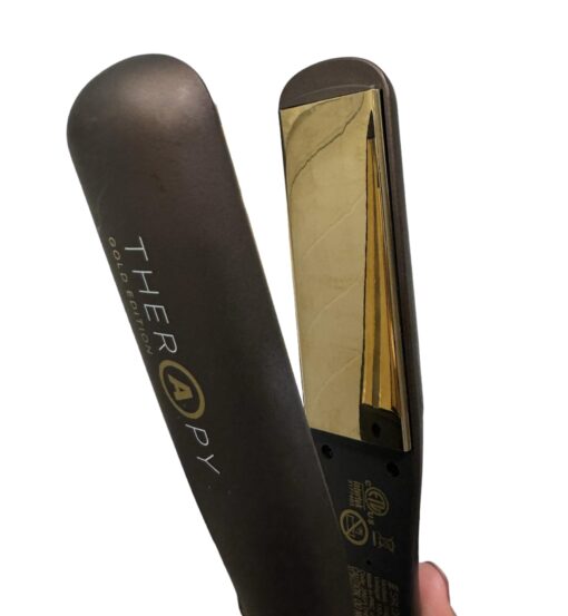 Therapy Iron Gold Edition - 1 1/4" Ceramic Plates with Infrared Technology That Repairs Hair - Image 4
