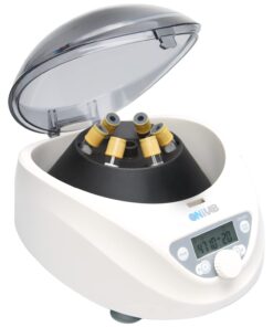 ONiLAB Lab PRP Benchtop Centrifuge 6x15mL/10mL/7mL/1.5-5ml, 300-5000rpm(Max. 2600xg RCF),LCD Digital Desktop Lab Centrifuge Timer 30sec-99min, Two Quick Start Programs