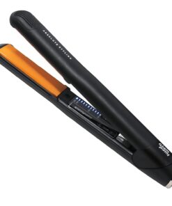 Glampalm Ceramic Flat Iron Hair Straightener, Korea No.1 Salon Haircare Tool, 11 Heat Settings 220°- 450°, Styling Iron 25s Heat Up and 1" Floating Plates, 3D Swivel Cord & Universal Voltage (GP201)
