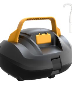 (2025 Upgrade) Coasteering Cordless Robotic Pool Cleaner with Hook and 120Mins Runtime, Automatic Pool Vacuum for Above Ground Pool up to 850 Sq.ft, with Powerful Suction and Auto-Parking