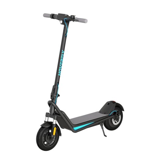 HOVERFLY X3 Electric Scooter for Adults, 10" Solid Tire, Max 18 Mile Range and 20Mph Speed, 500W Motor, with Front Dual Suspension Electric Code Lock, UL2272 Certified Foldable Commuting Escooter