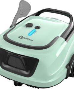 (2025 Upgraded) A1 Cordless Robotic Pool Vacuum, Automatic Pool Vacuum 120mins Running Time,Powerful Suction & Dual Filters, 2.5H Fast Charging, Ideal for Flat Above Pools Up to 1076 Sq.ft