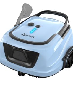 (2025 Upgraded) A1 Cordless Robotic Pool Vacuum, Automatic Pool Vacuum 120mins Running Time,Powerful Suction & Dual Filters, 2.5H Fast Charging, Ideal for Flat Above Pools Up to 1076 Sq.ft