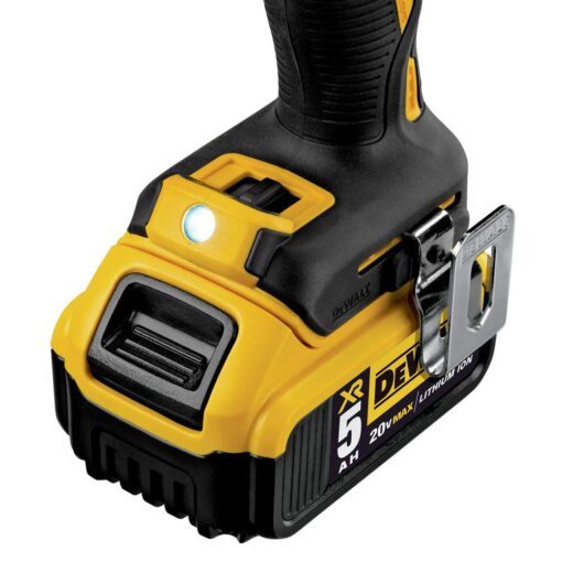 DEWALT 20V MAX XR Brushless Drill/Driver 3-Speed, Premium 5.0Ah Kit, Cordless (DCD991P2) - Image 3